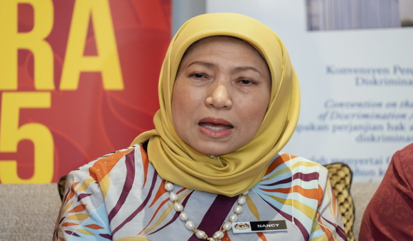 Menteri Pembangunan Wanita, Keluarga dan Masyarakat, Datuk Seri Nancy Shukri / BERNAMA